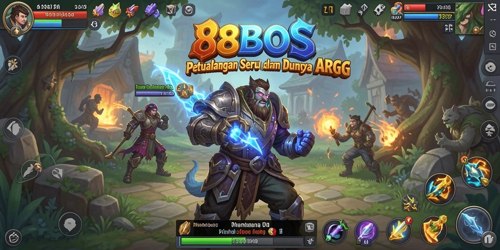 Tangkapan layar exciting dalam permainan ARPG 88BOS.