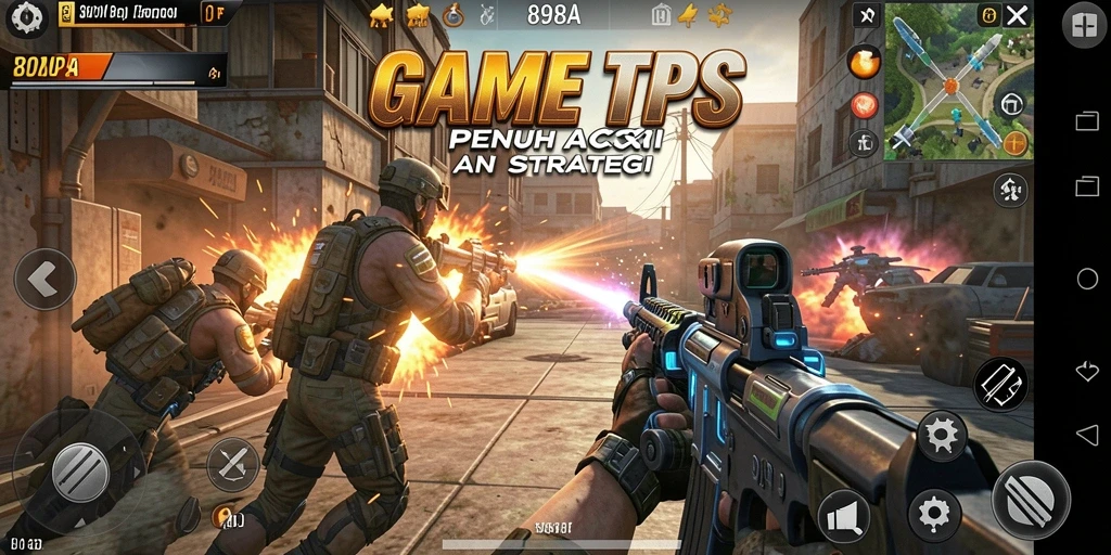 Gameplay seru dengan aksi tembak-menembak yang mendebarkan.
