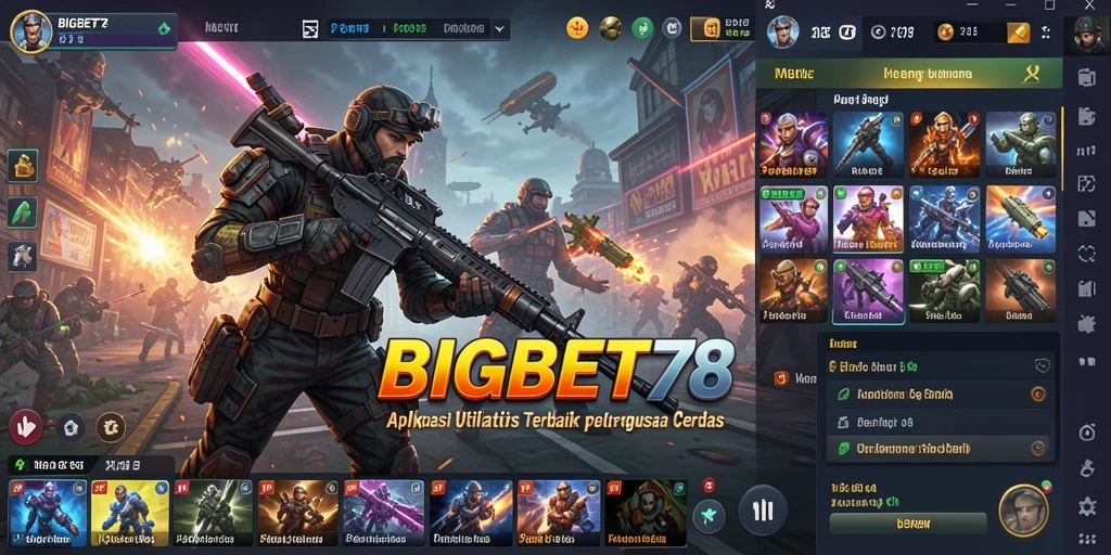 Tampilan antarmuka aplikasi BIGBET78 yang menarik dan fungsional.