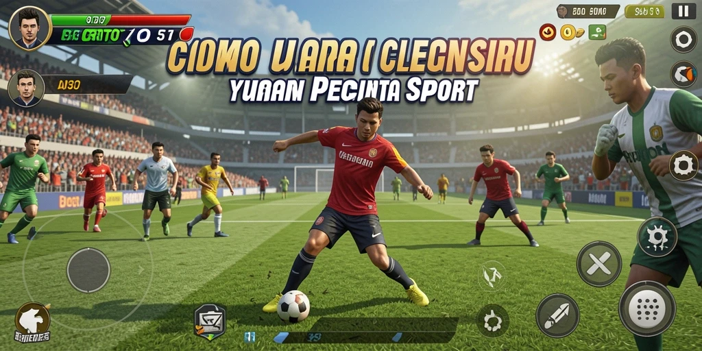 Screenshot gameplay CERITOTO yang menunjukkan aksi seru di lapangan.