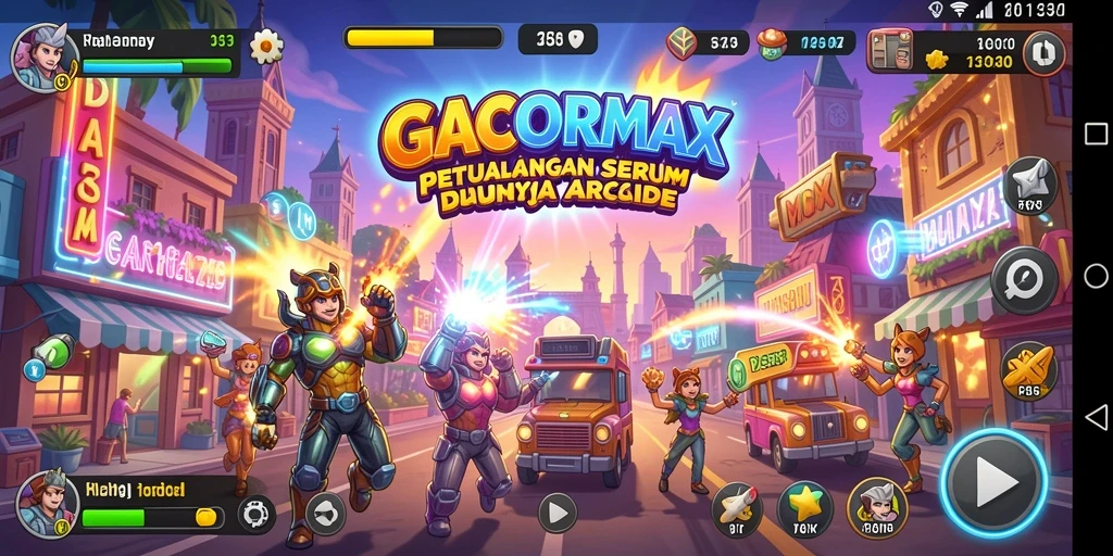 Tangkapan layar GACORMAX menampilkan aksi gameplay seru di dalam game.