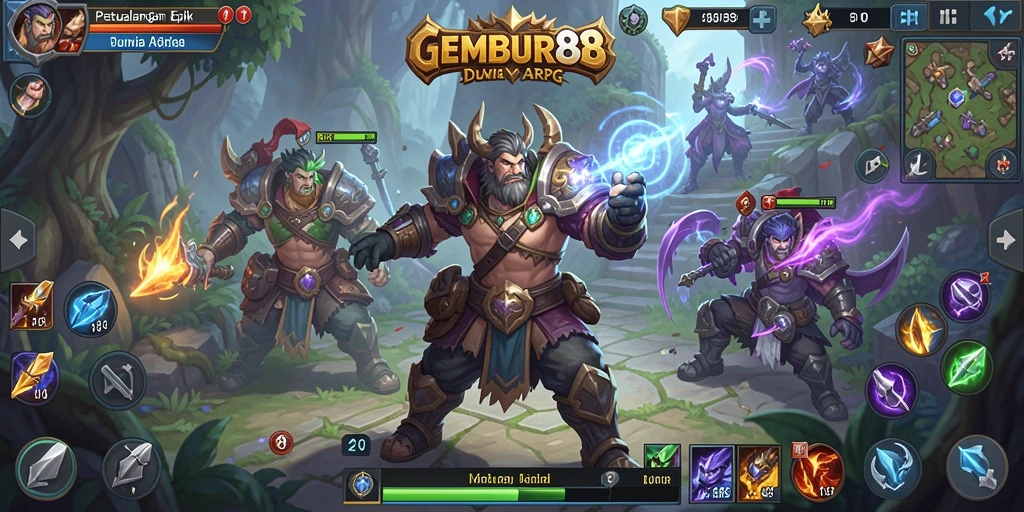 Gameplay menegangkan di dunia <strong>GEMBUR88</strong> yang penuh aksi.