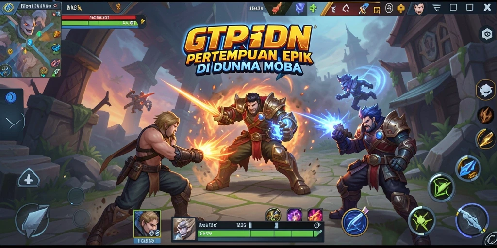 Tangkapan layar GTPIDN menampilkan aksi pertempuran yang mendebarkan.