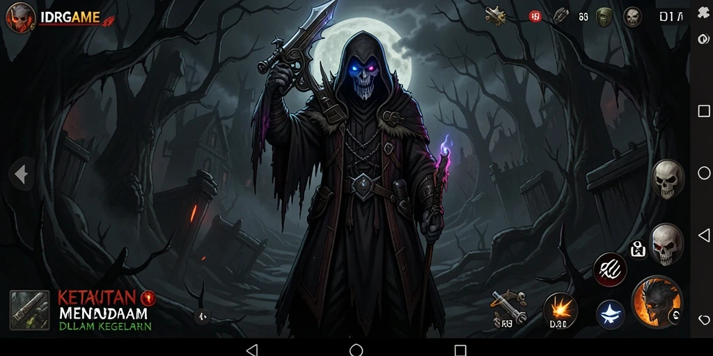 Screenshot menampilkan suasana mencekam dalam gameplay IDRGAME.