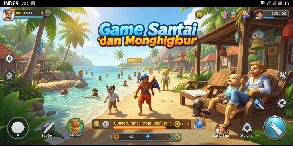 Screenshot utama IND89 menunjukkan gameplay yang menghibur dan menyenangkan.