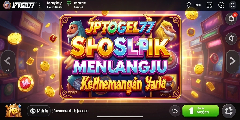 Screenshot utama JPTOGEL77 menampilkan gameplay Slot yang seru.