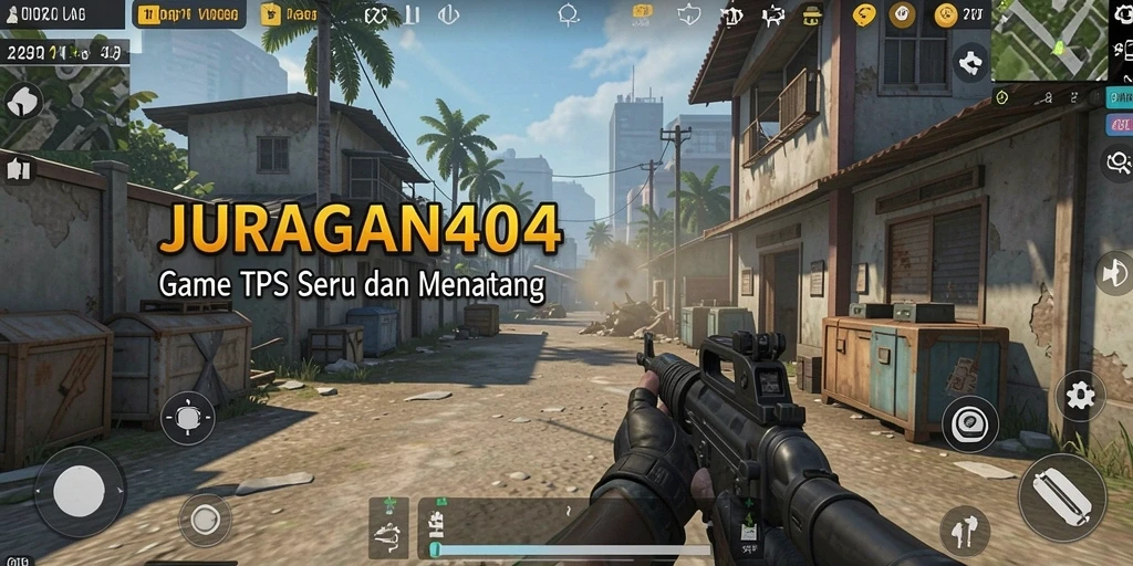 Gameplay seru JURAGAN404 dengan aksi tembak-menembak yang mendebarkan.