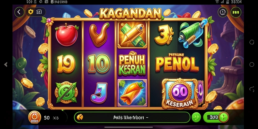 Tampilan gameplay KAGANDAN yang penuh warna dan menarik.