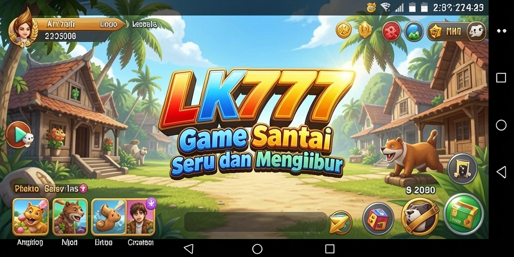 Tampilan gameplay LK777 yang menyenangkan dan penuh warna.