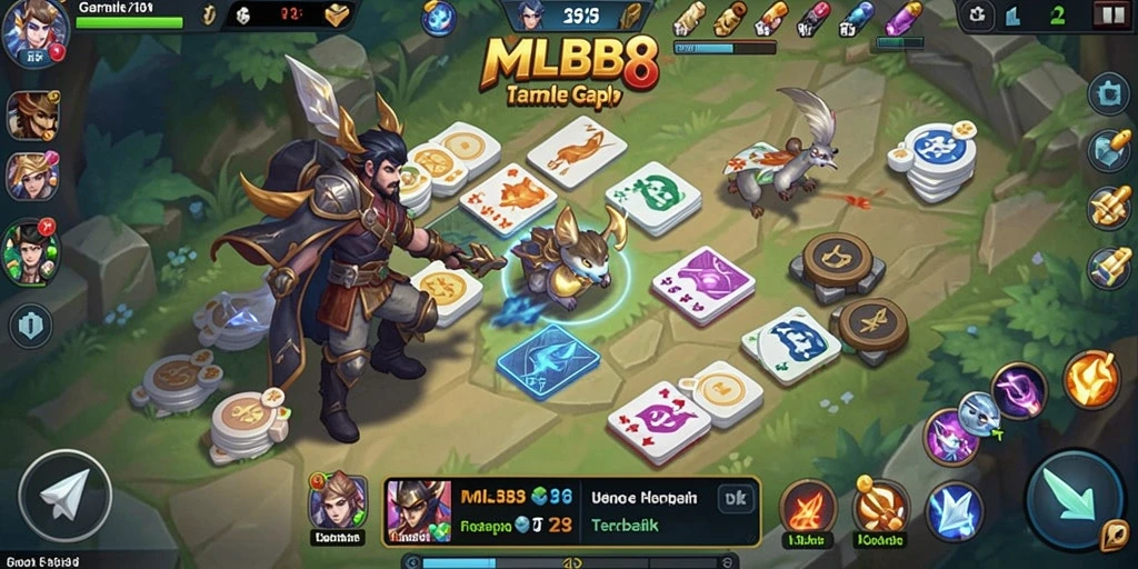 Tampilan gameplay Gaple yang seru dan interaktif di MLBB8.