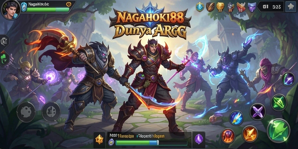 Tampilan gameplay menarik dari NAGAHOKI88 dengan pertarungan seru.