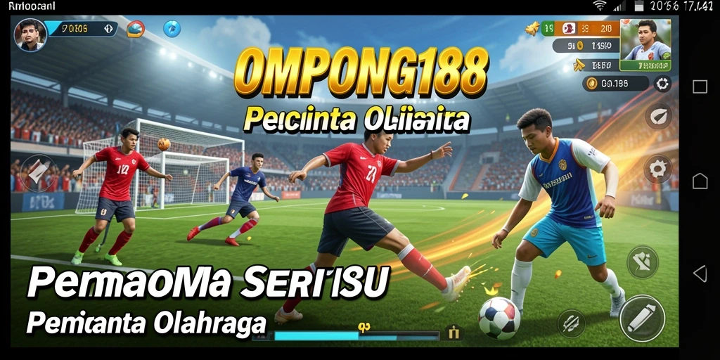 Screenshot OMPONG188 yang menampilkan aksi seru dalam permainan olahraga.