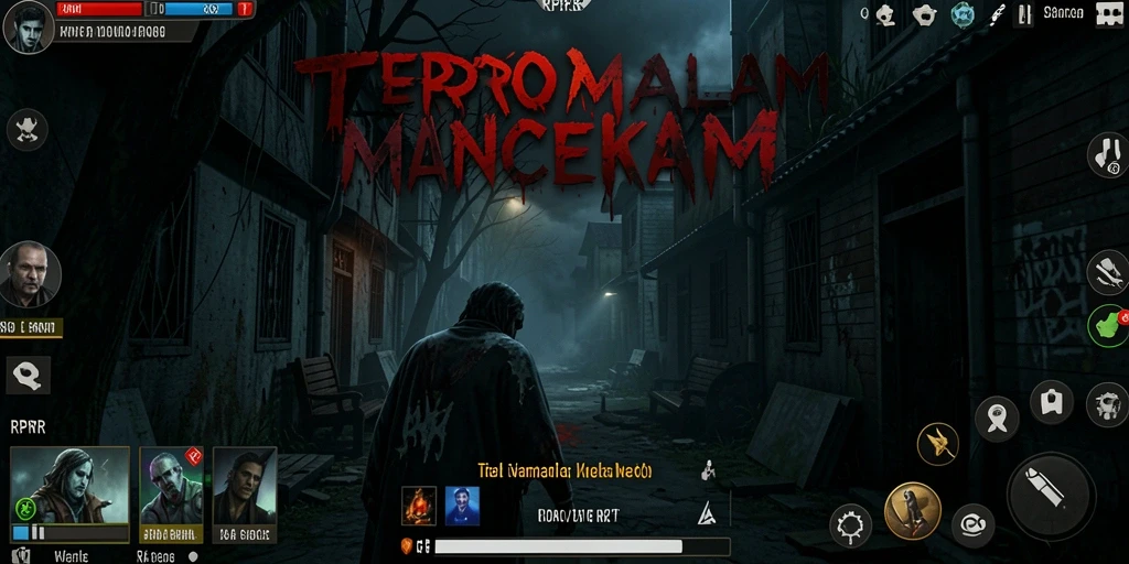 Gameplay RPRR menampilkan suasana Horror yang mencekam dan detail yang menakutkan.