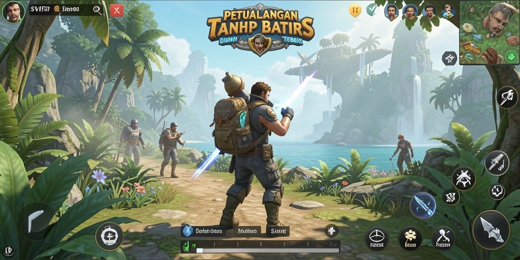 Gameplay SVIP7 yang menakjubkan dalam dunia terbuka.