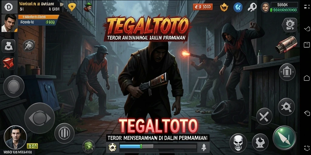 Screenshot menampilkan suasana mencekam dalam gameplay TEGALTOTO.