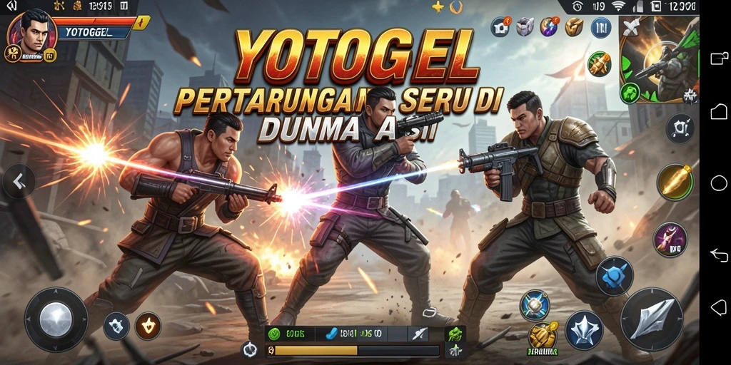 Screenshot utama YOTOGEL menampilkan aksi seru dalam pertempuran yang menegangkan.